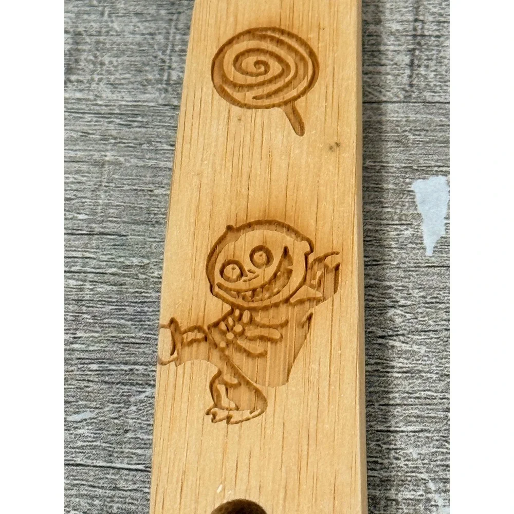 Nightmare Before Christmas Inspired Bamboo Utensil Set 4 Pc Halloween Decor